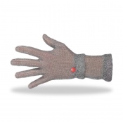 Manulatex Wilco Short Cuff Steel Mesh Glove with Spring Wristband